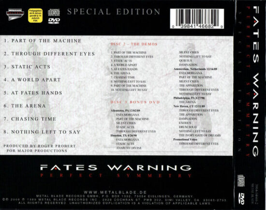 Fates Warning - Perfect Symmetry