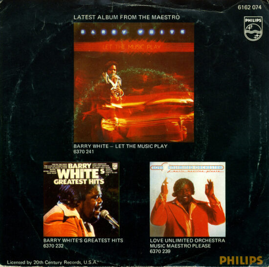 Barry White - You See The Trouble With Me