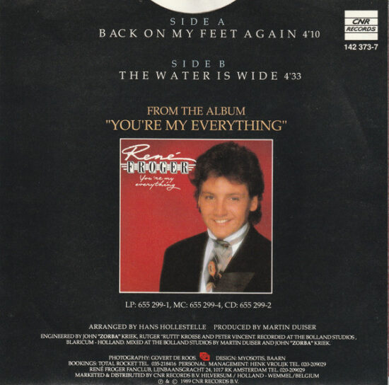 René Froger - Back On My Feet Again