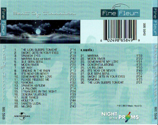 Fine Fleur - Best Of Classics (Night Of The Proms)
