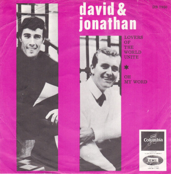 David & Jonathan - Lovers Of The World Unite