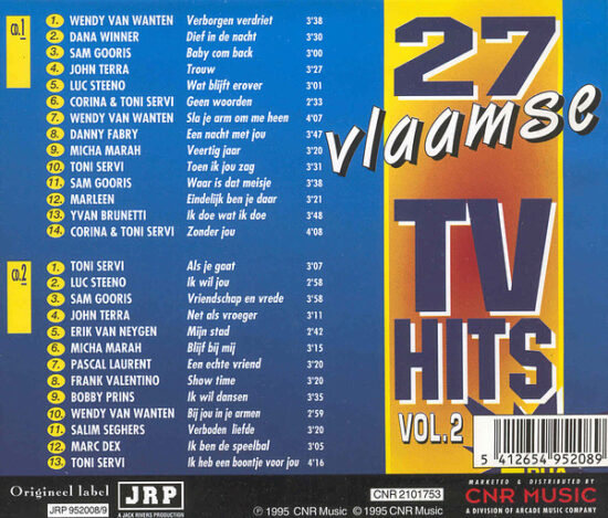 Various - 27 Vlaamse TV Hits Vol. 2