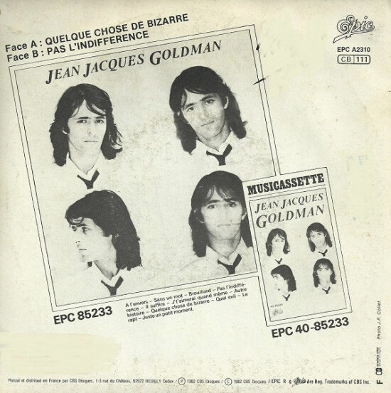 Jean-Jacques Goldman - Quelque Chose De Bizarre