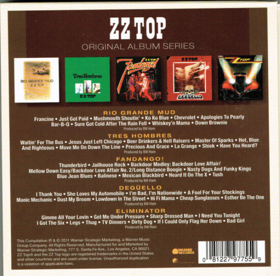 ZZ Top - Original Album Series