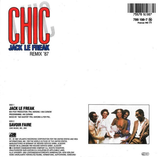 Chic - Jack Le Freak (Remix '87)