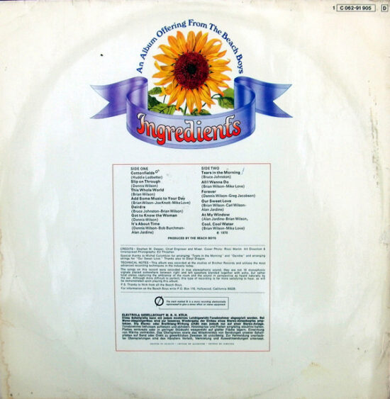 The Beach Boys - Sunflower