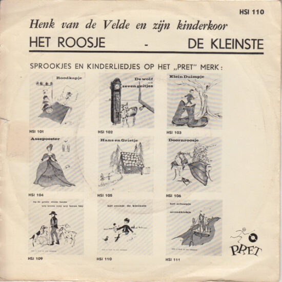 Henk van der Velde - Het Roosje / De Kleinste