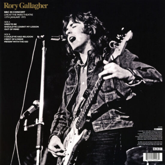 Rory Gallagher - BBC In Concert 1972