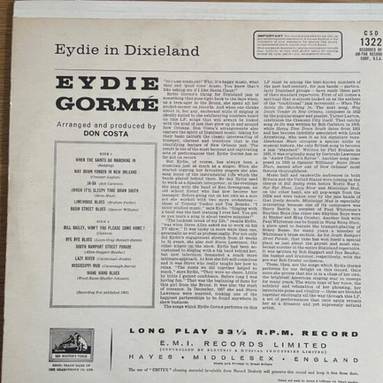 Eydie Gormé - Eydie In Dixie-Land