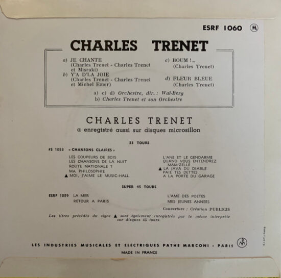 Charles Trenet - Je Chante