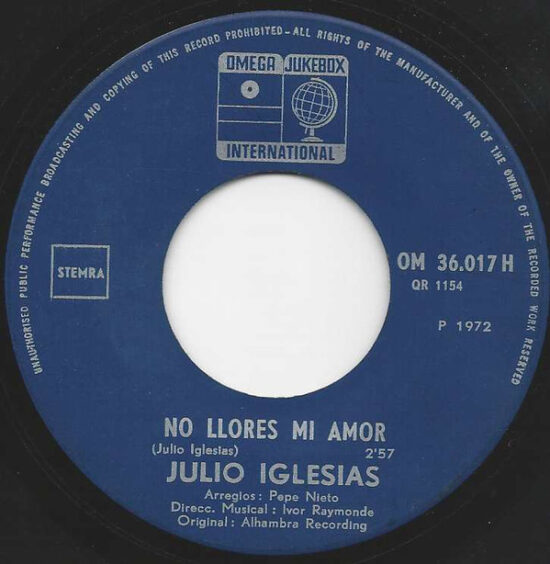 Julio Iglesias - No Llores Mi Amor