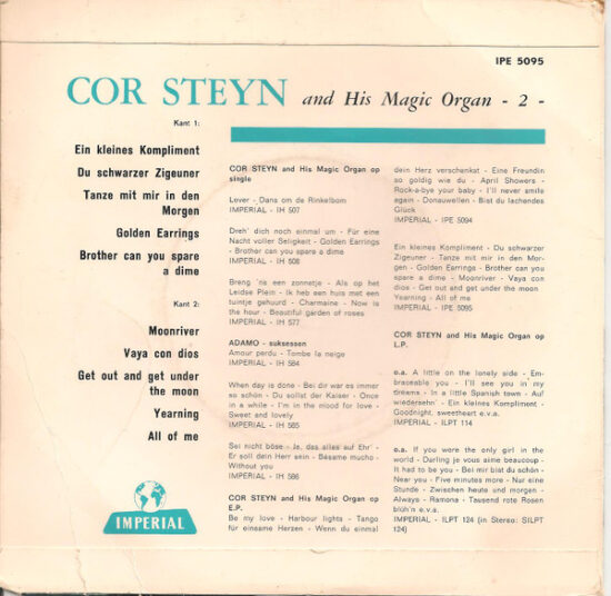 Cor Steyn - Cor Steyn And His Magic Organ 2