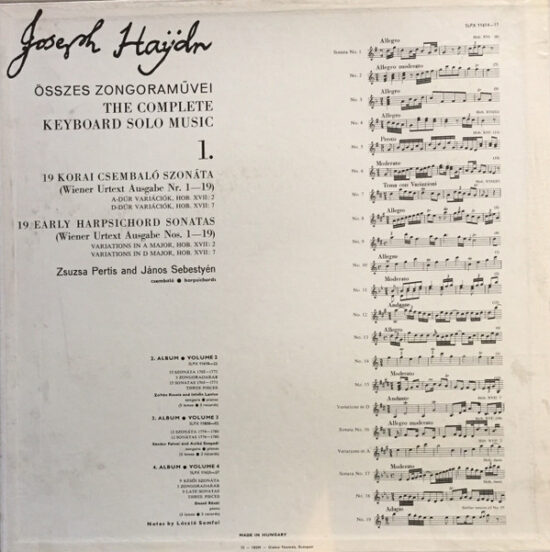 Joseph Haydn - The Complete Keyboard Solo Music 1.