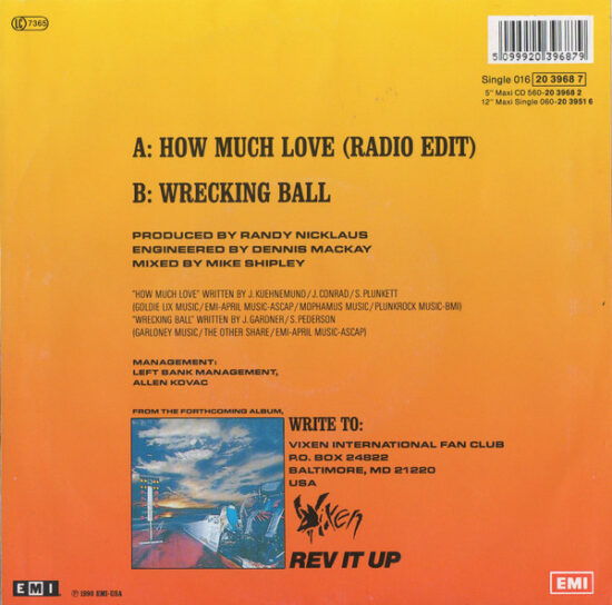 Vixen (2) - How Much Love