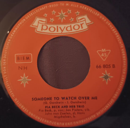 The Pia Beck Trio - This Can't Be Love / Someone To Watch Over Me