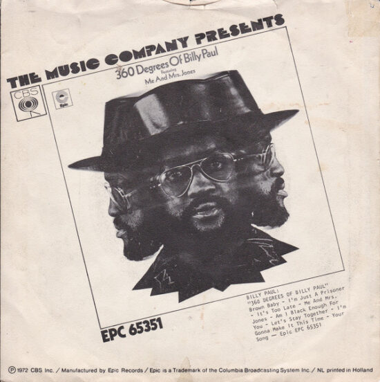 Billy Paul - Me And Mrs. Jones