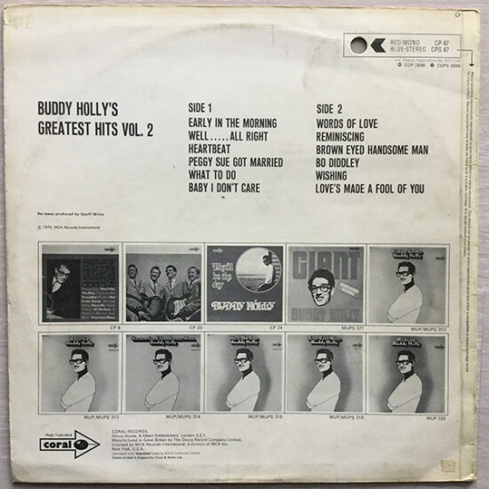 Buddy Holly - Buddy Holly's Greatest Hits Volume Two