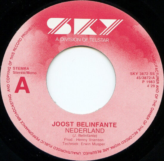 Joost Belinfante - Nederland