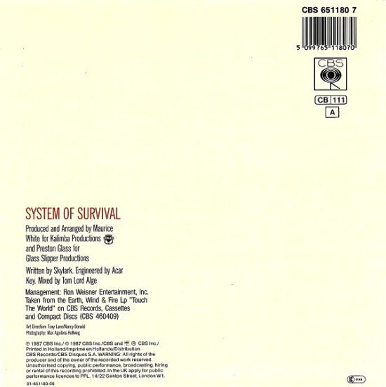 Earth, Wind & Fire - System Of Survival