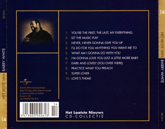 Barry White - Het Beste Van Barry White