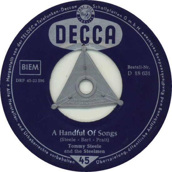 Tommy Steele And The Steelmen - Water, Water