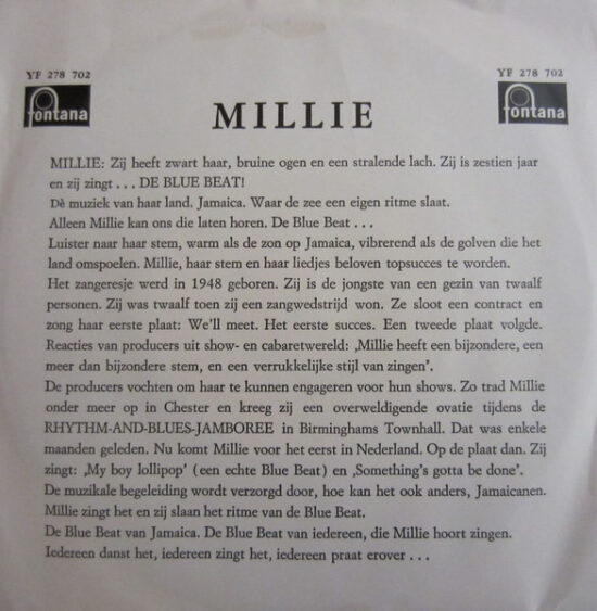 Millie Small - My Boy Lollipop
