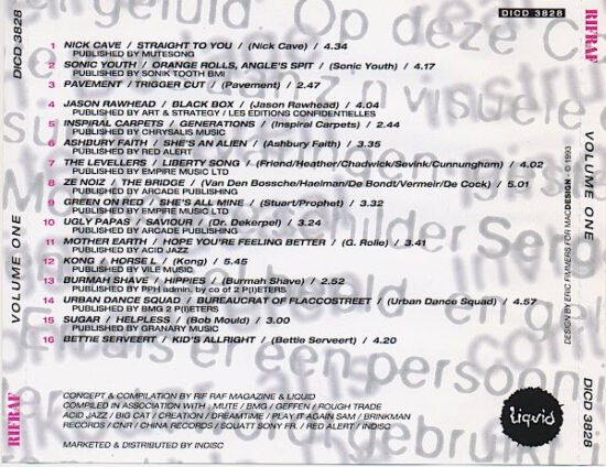 Various - Rifraf Volume One
