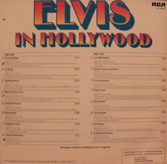 Elvis Presley - Elvis In Hollywood