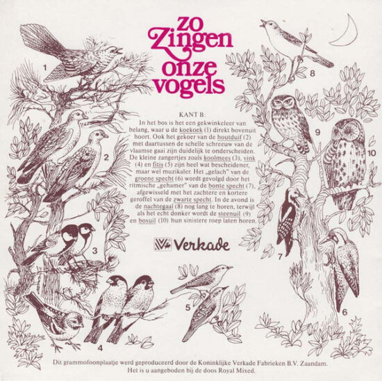 No Artist - Zo Zingen Onze Vogels