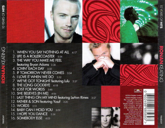 Ronan Keating - 10 Years Of Hits