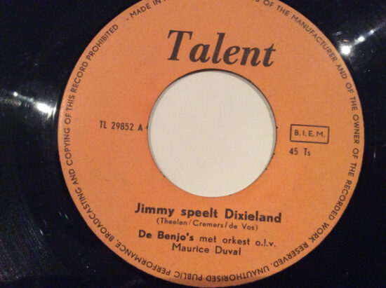 De Benjo's - Jimmy Speelt Dixieland