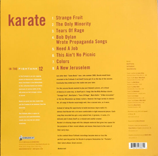 Karate - In The Fishtank 12