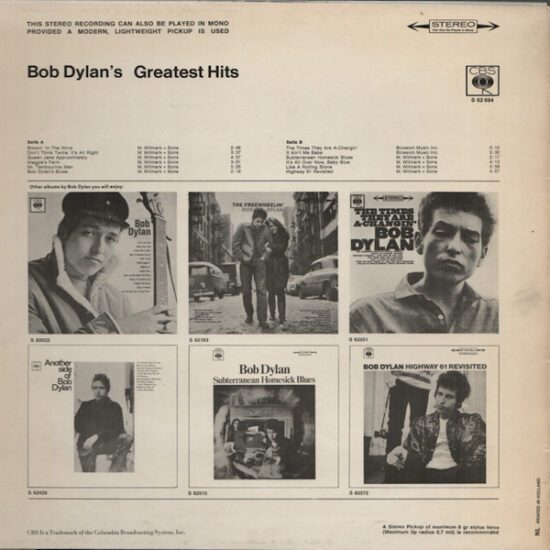 Bob Dylan - Bob Dylan's Greatest Hits