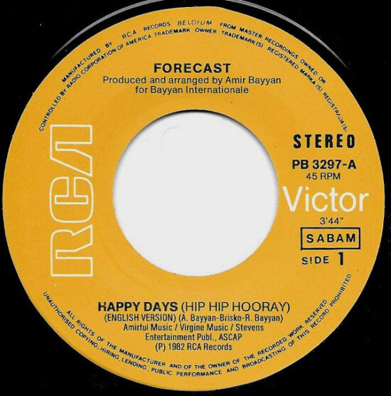 Forecast - Happy Days (Hip Hip Hooray) / Dias Alegré (Spanish Version)