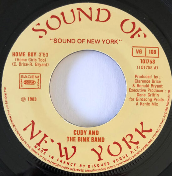 Cudy And The Bink Band - Home Boy (Home Girls Too)