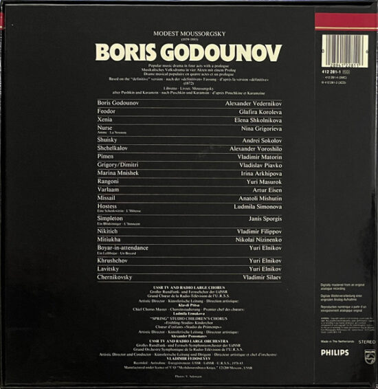 Modest Mussorgsky - Boris Godounov