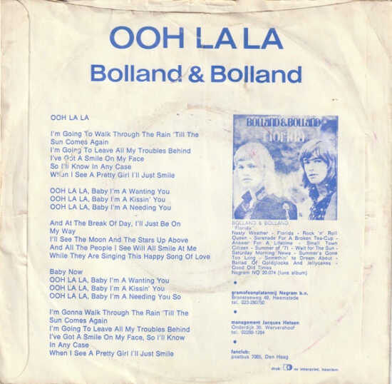Bolland & Bolland - Ooh La La