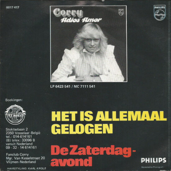 Corry Konings - Het Is Allemaal Gelogen