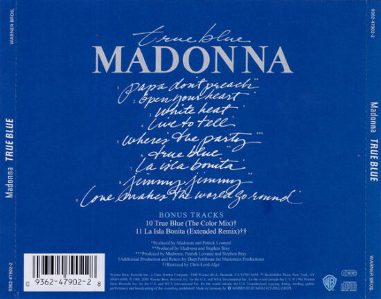 Madonna - True Blue