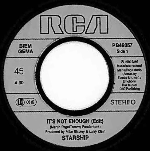 Starship (2) - It's Not Enough