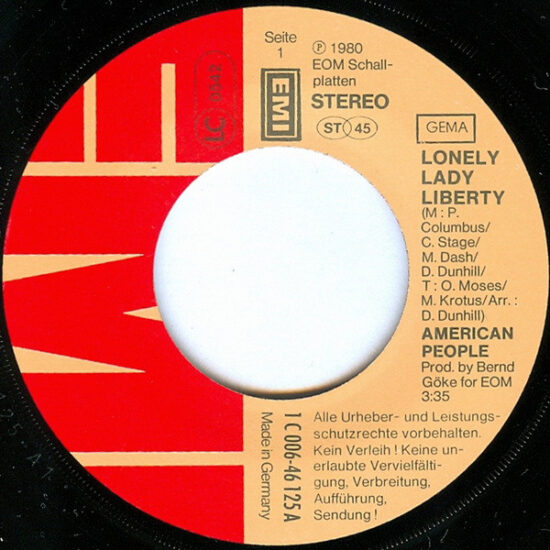 American People - Lonely Lady Liberty