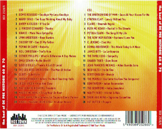 Various - The Best Of De Pre Historie 70's