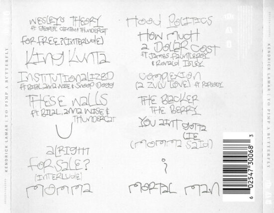 Kendrick Lamar - To Pimp A Butterfly