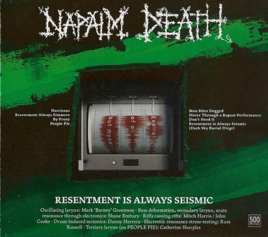 Napalm Death - Resentment Is Always Seismic – A Final Throw Of Throes