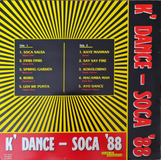 Various - K' Dance - Soca '88
