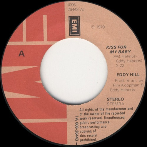 Eddy Hill - Kiss For My Baby