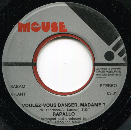 Rapallo - Voulez-Vous Danser, Madame / Bagatelle
