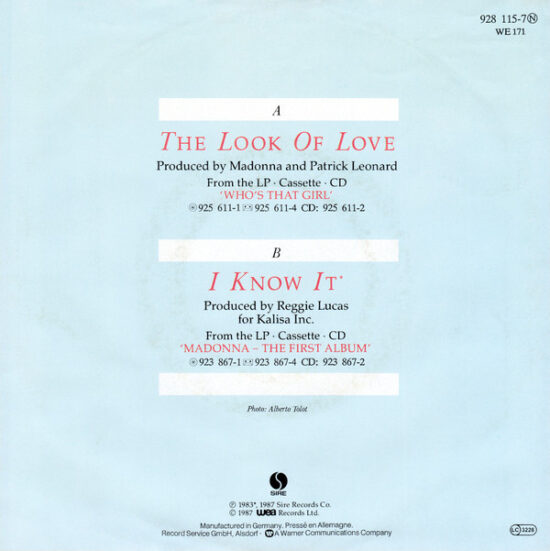 Madonna - The Look Of Love