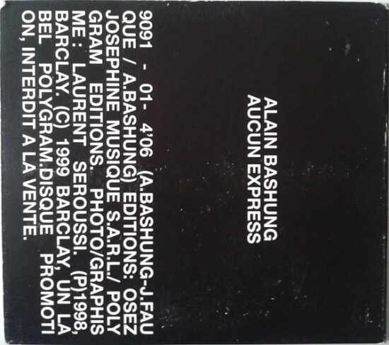 Alain Bashung - Aucun Express