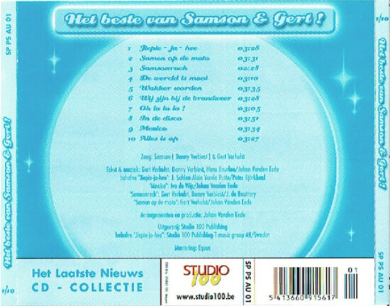 Samson & Gert - Studio 100 Cd-Collectie - Het Beste Van Samson & Gert !